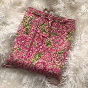 Vera Bradley Pink Drawstring Bag